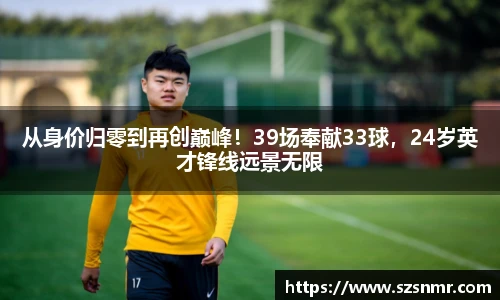 从身价归零到再创巅峰！39场奉献33球，24岁英才锋线远景无限